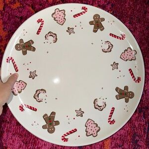 Threshold Christmas Giant Large Platter gingerbread plate dish